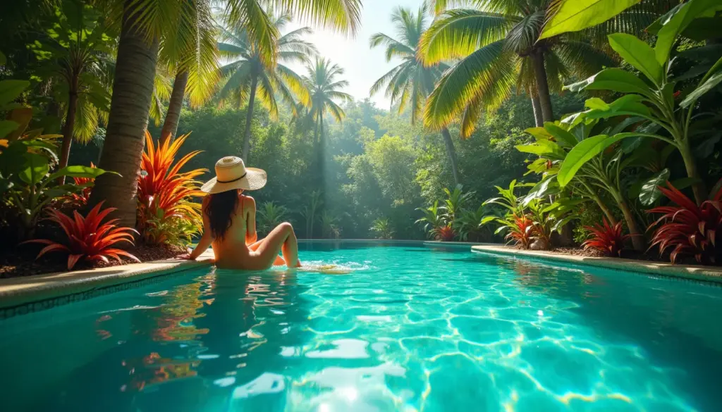 45 plantas para piscina que não soltam folhas (e são lindas)