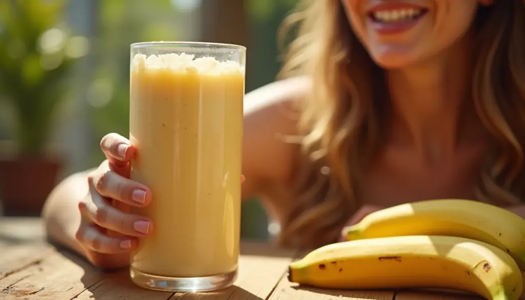 Quantas calorias tem vitamina de banana? O número vai te surpreender