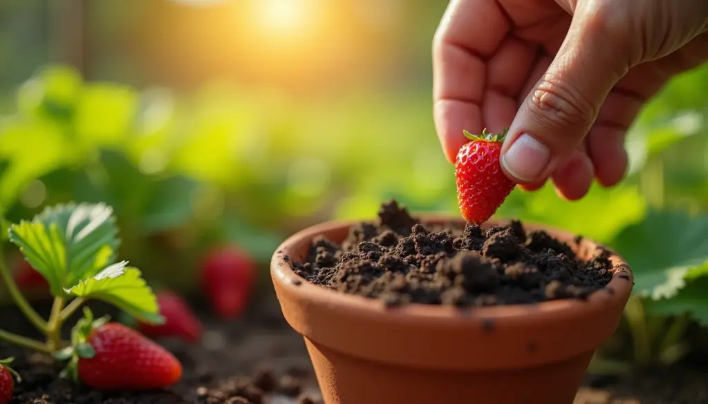 Semente de morango: a variedade que dá fruto doce até em vaso
