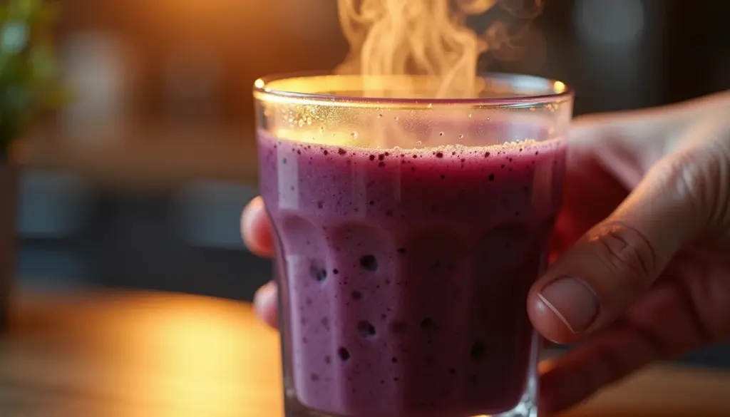 Vitamina de amora cremosa em 5 minutos: receita fit e saudável