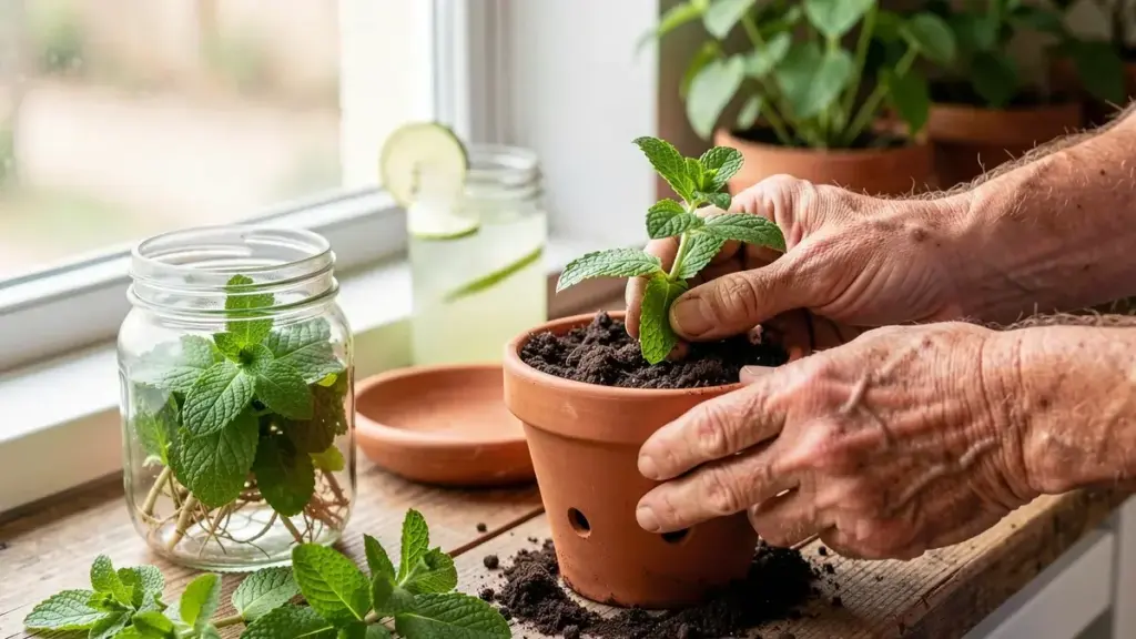Como Plantar Hortelã em Vaso: Passo a Passo Que Funciona na Janela da Cozinha