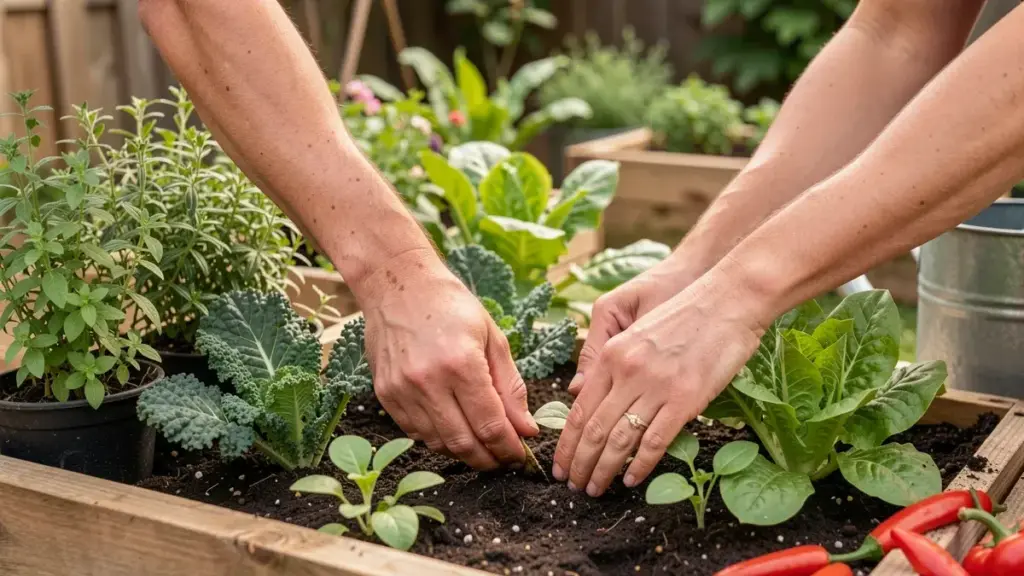 Horta de hortaliças no quintal: o que plantar primeiro e como não perder as mudas
