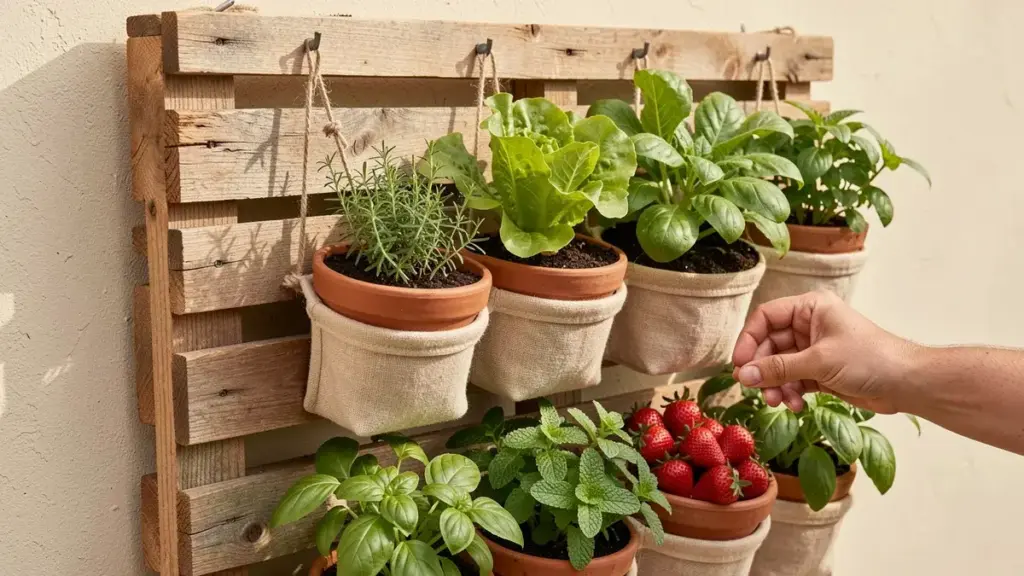 Horta Vertical Criativa e Decorativa Sem Furar Parede: Materiais, Plantas e Cuidados Horta Vertical Criativa e Decorativa Sem Furar Parede: Materiais, Plantas e Cuidados