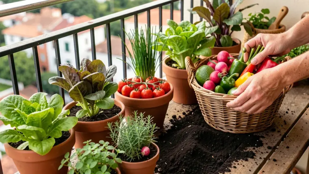 12 legumes fáceis de plantar em vasos que dão colheita na varanda