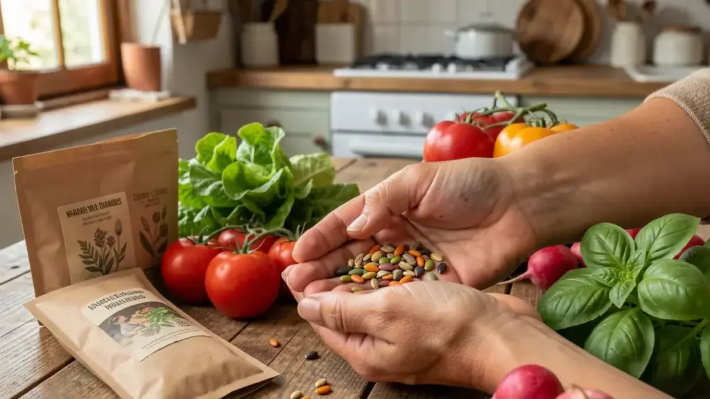 Sementes para horta caseira: o que comprar e onde encontrar opções confiáveis