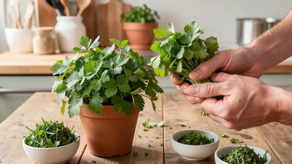 Diferença culinária entre salsa e coentro: aroma, sabor e quando usar cada uma